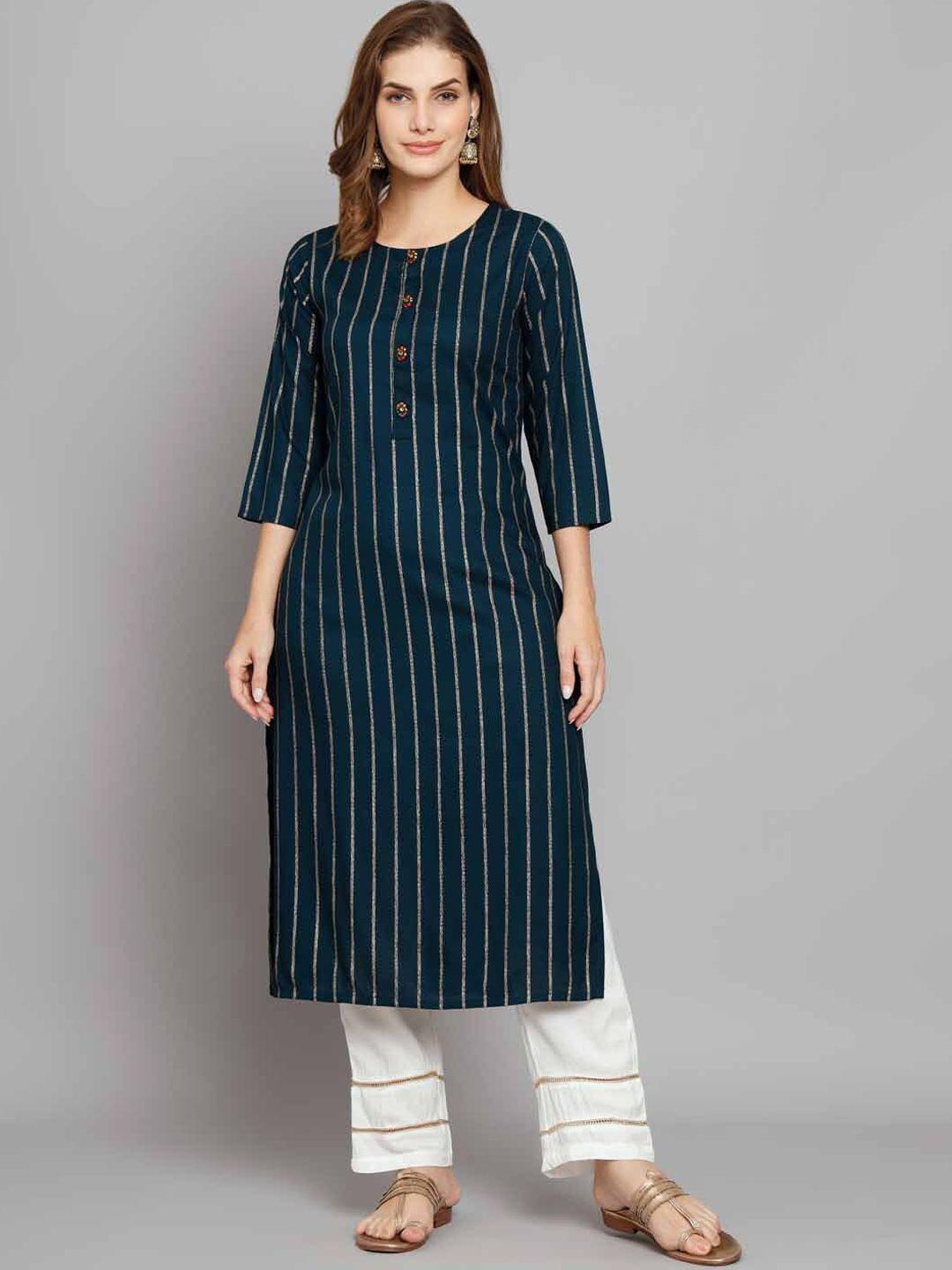 kalini striped kurta with palazzos