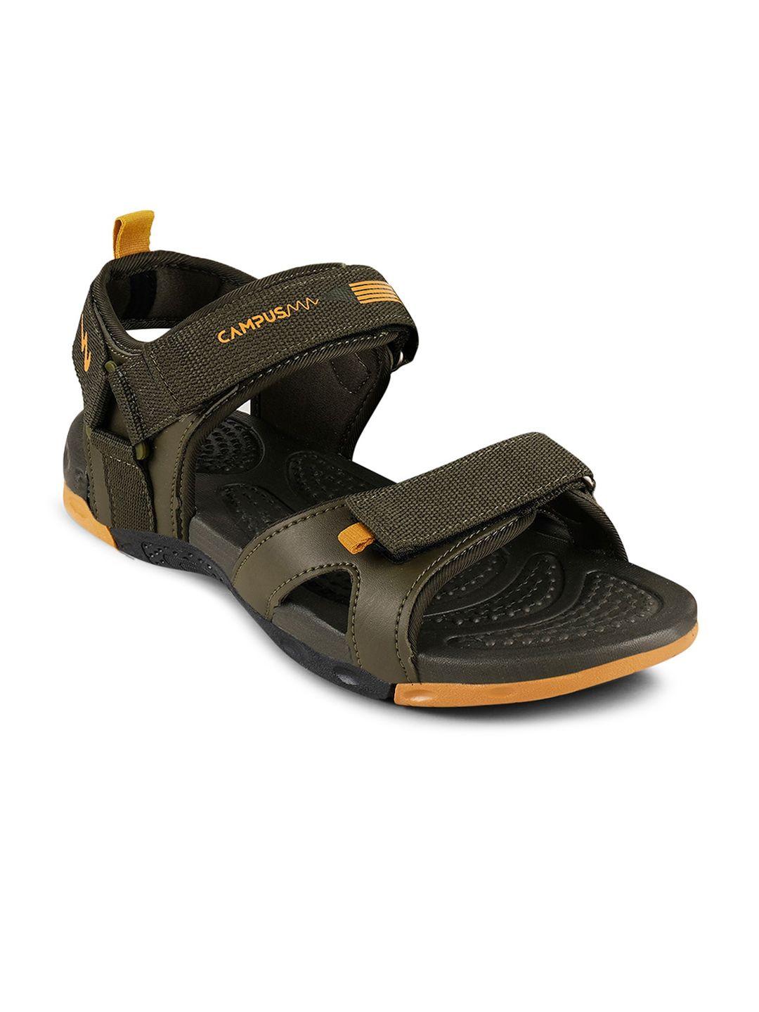 campus men textured sports sandals