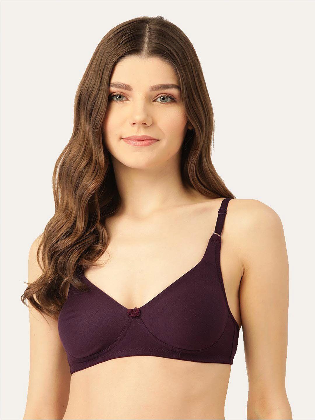 lady lyka non-wired all day comfort seamless cotton t-shirt bra