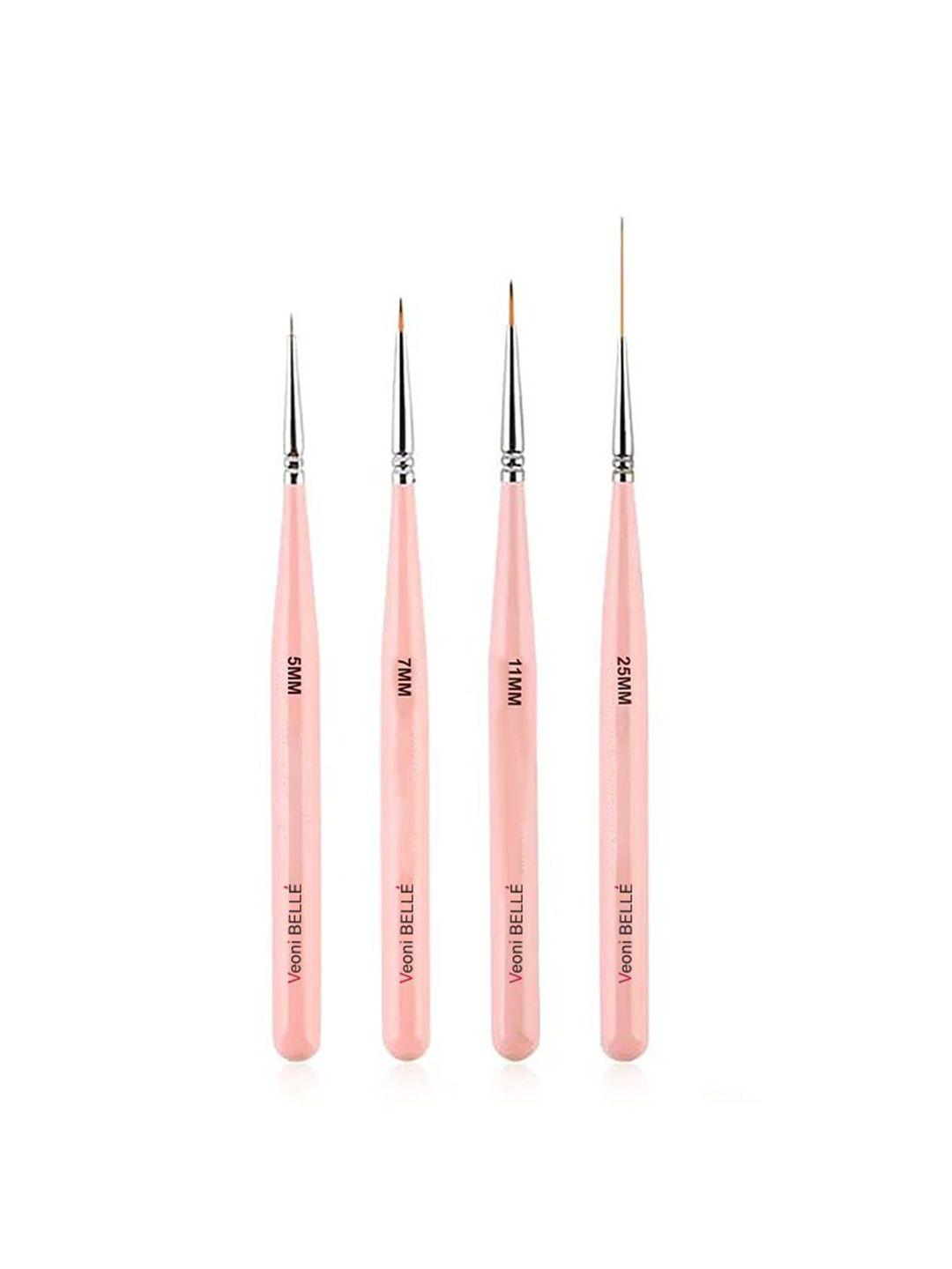 veoni belle set of 4 nail art liner brushes