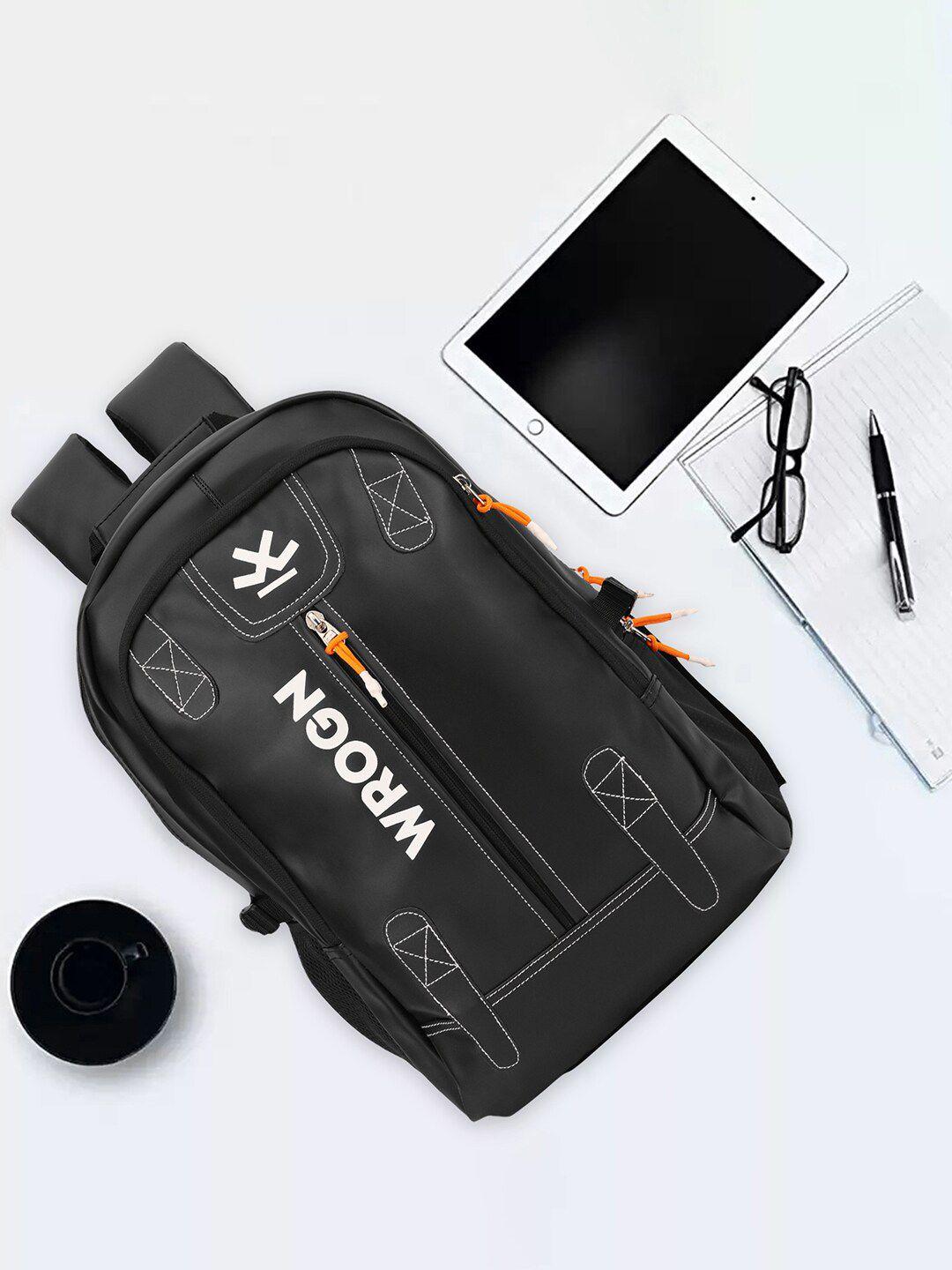 wrogn laptop backpack with rain cover