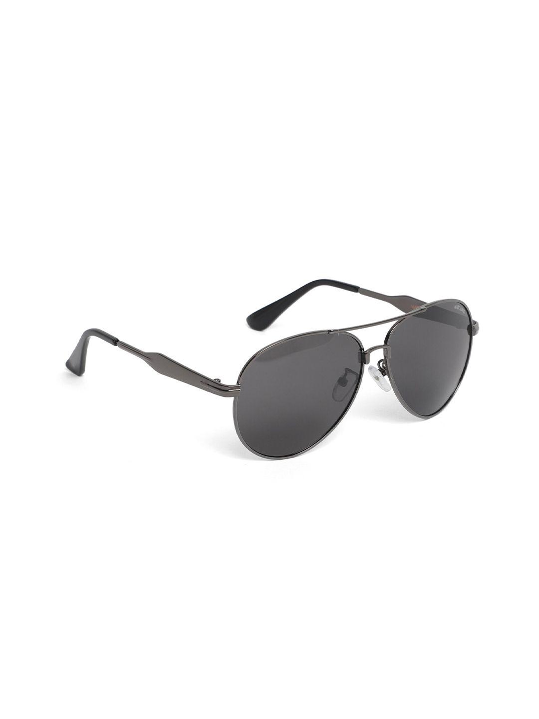 marc louis lens & aviator sunglasses with polarised & uv protected lens ml d8925 grey sg