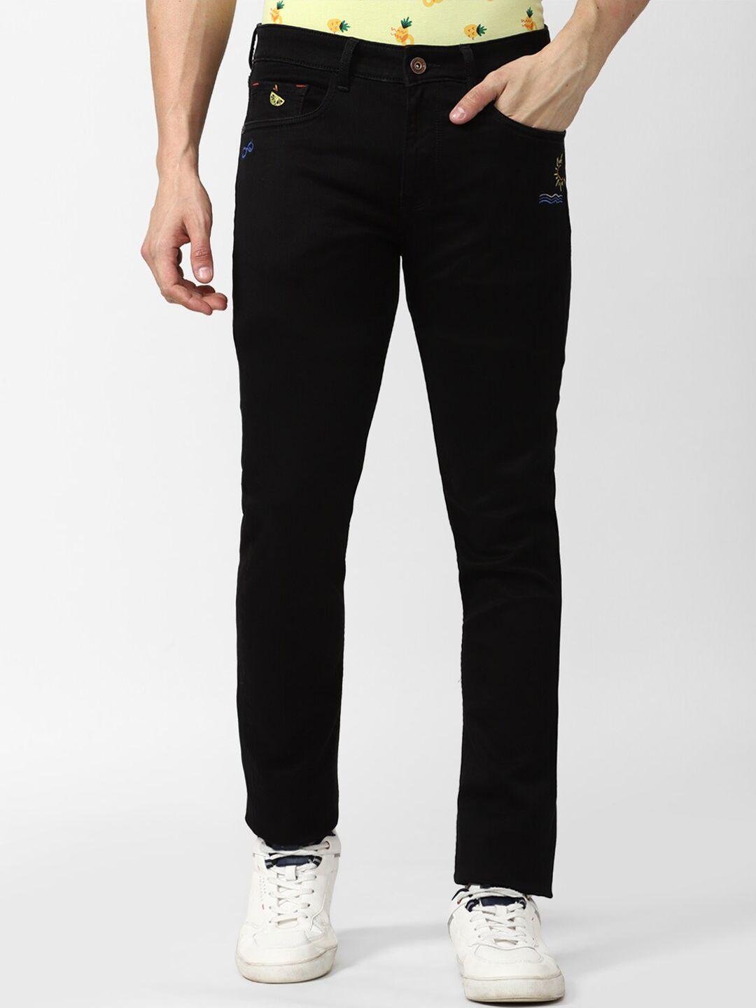 simon carter london men slim fit mid-rise jeans