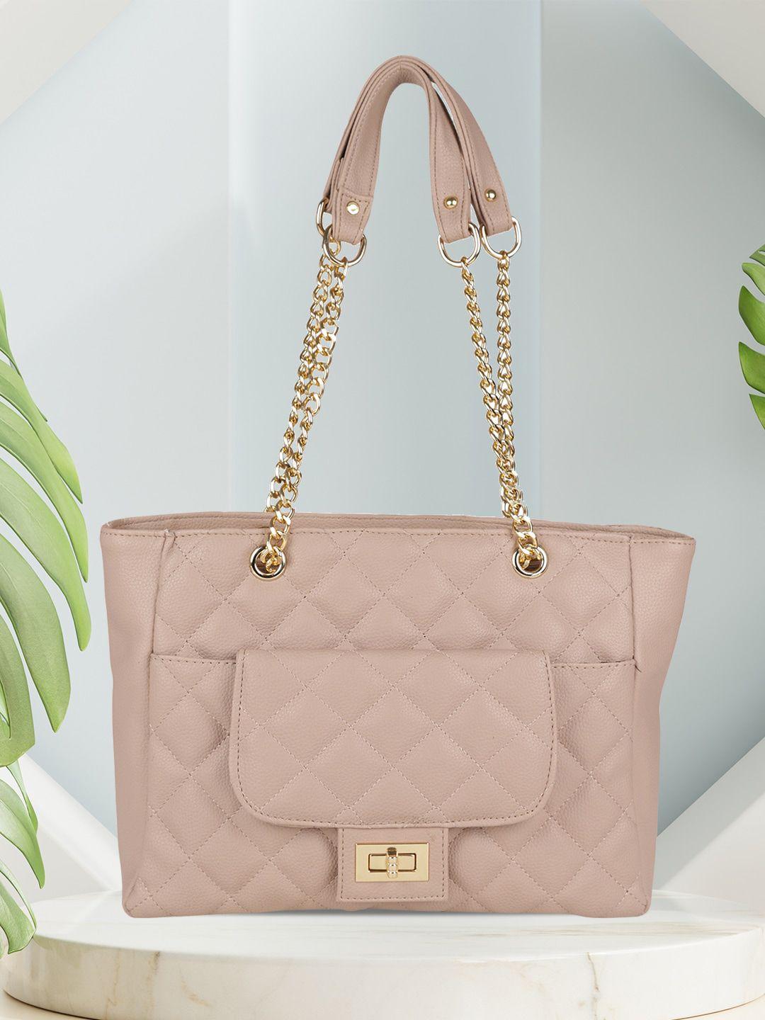 mini wesst structured shoulder bag with quilted