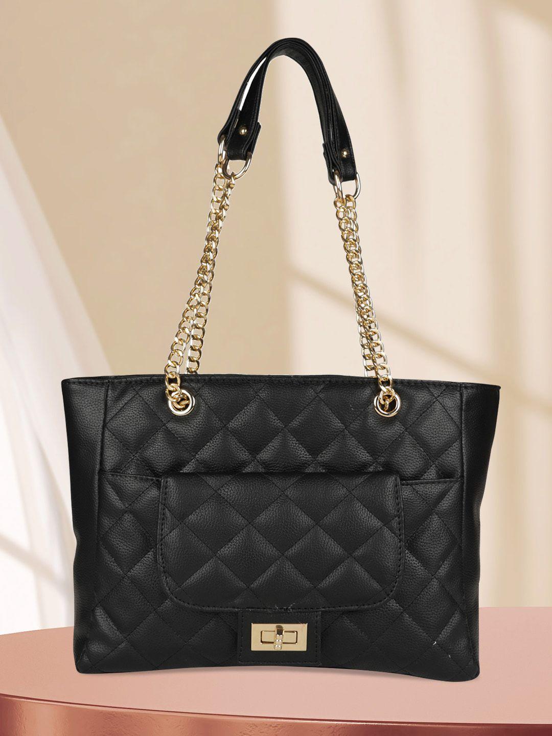 mini wesst structured shoulder bag with quilted