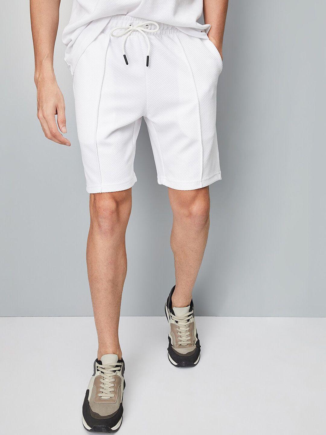 max men mid-rise cotton shorts