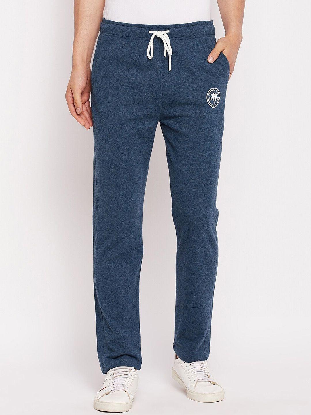 98 degree north men mid-rise pure cotton track pant