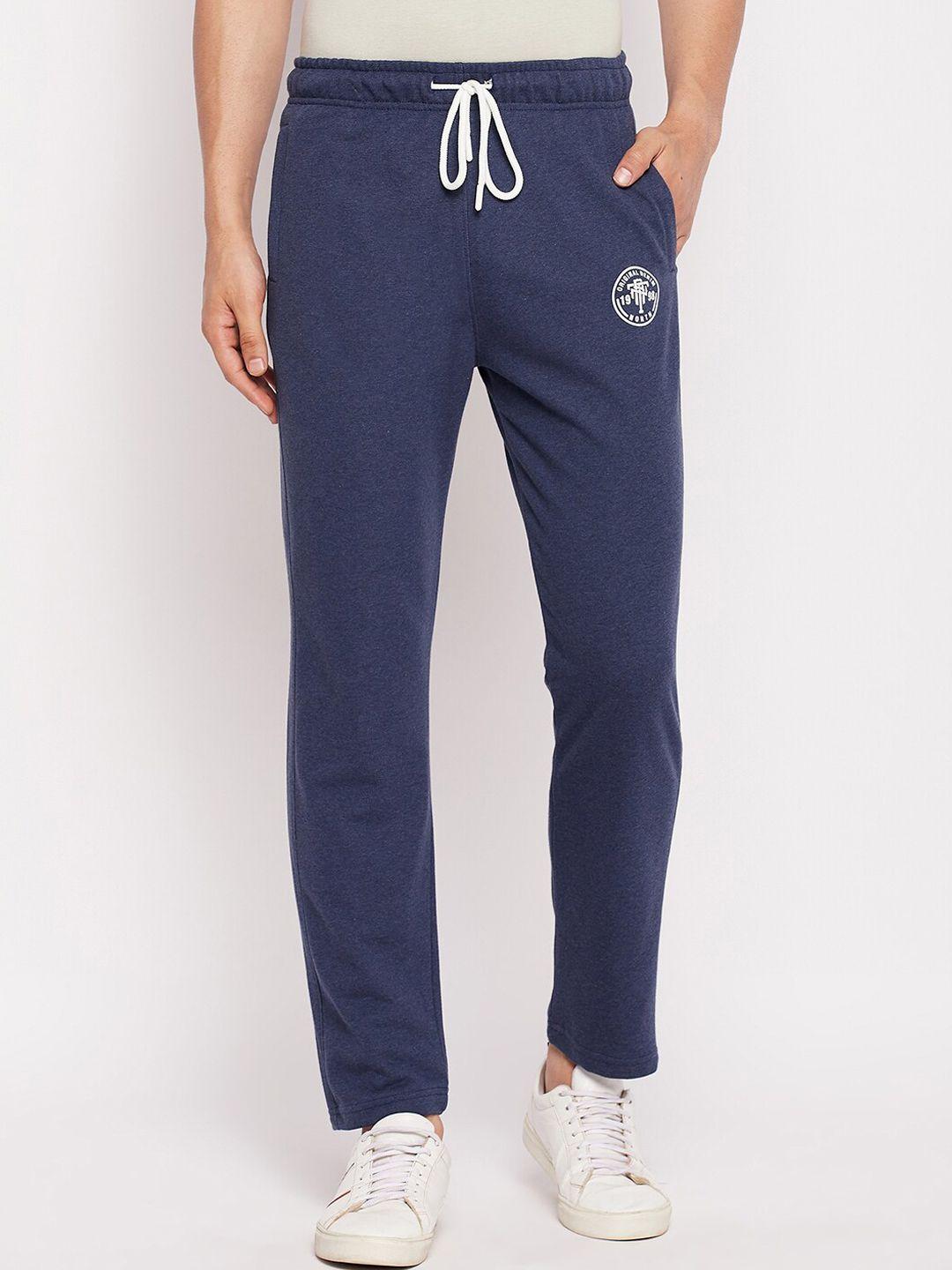 98 degree north men mid-rise pure cotton track pant