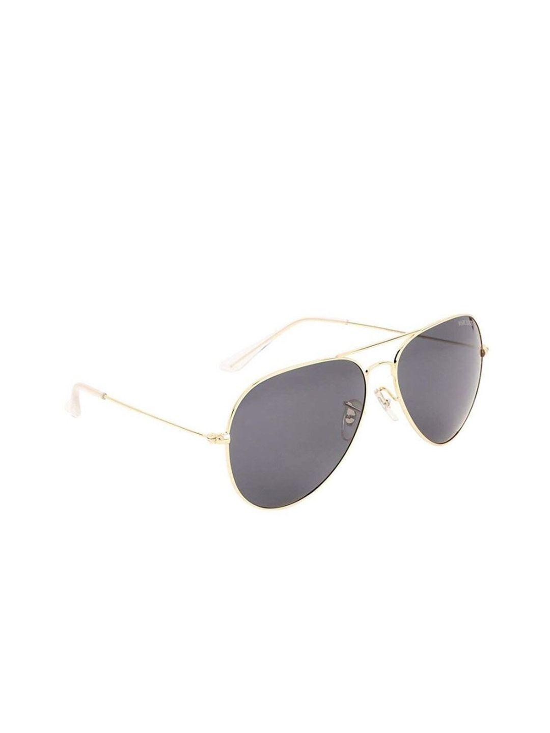 marc louis polarised full rim aviator sunglasses ml3026 golden-grey