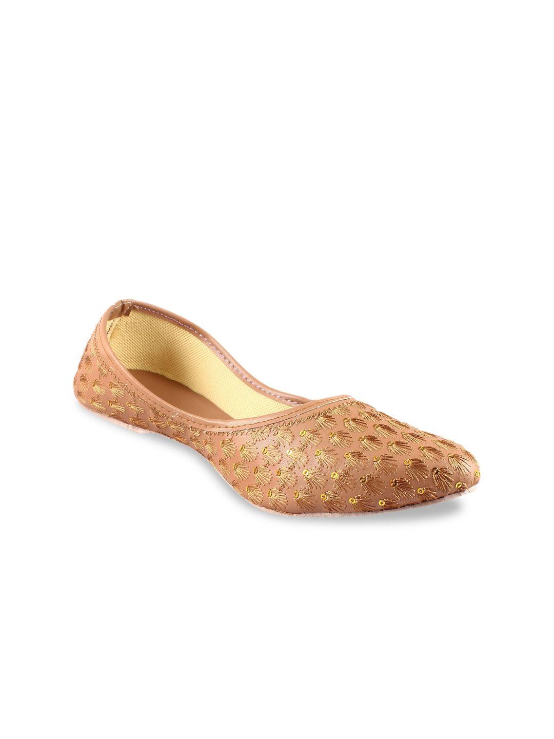 apratim sequin embroidered ballerinas