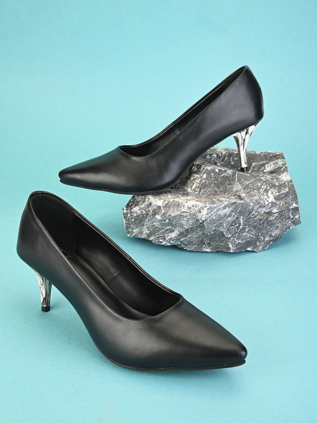 hydes n hues pointed toe kitten heel pumps