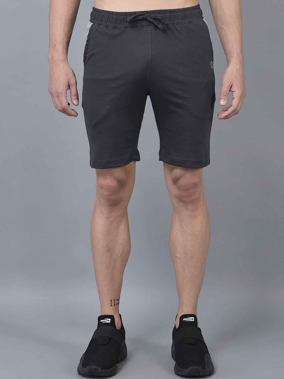 dollar men mid-rise cotton sports shorts