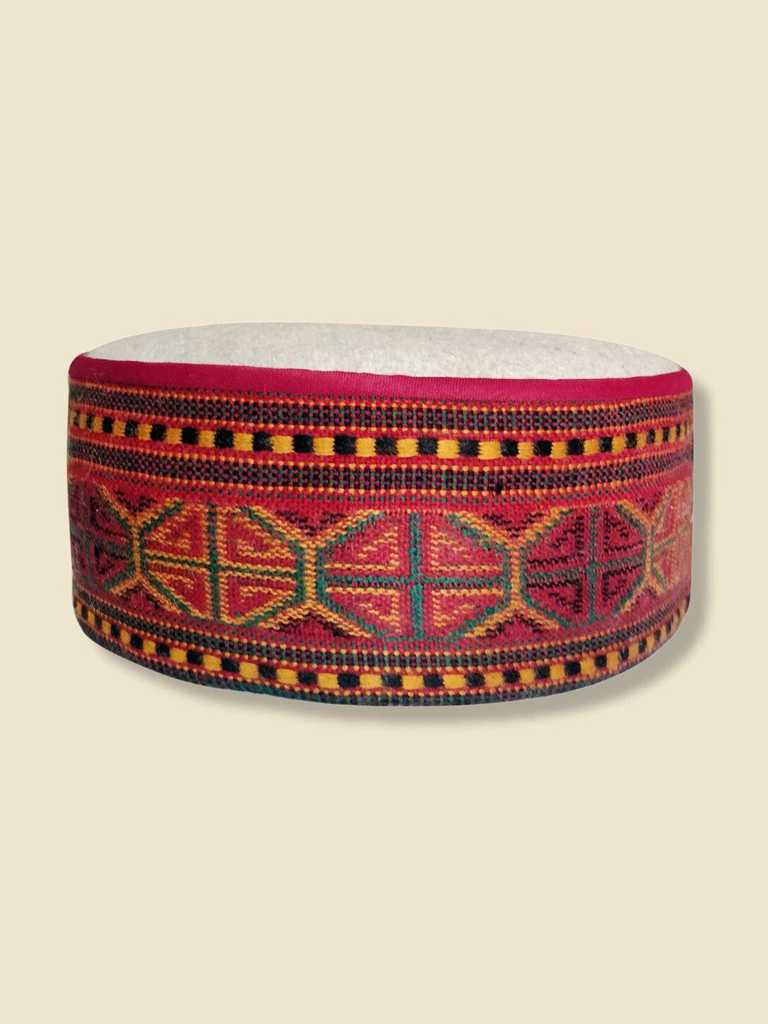 vastraa fusion embroidered himachali kullu topi woollen cap