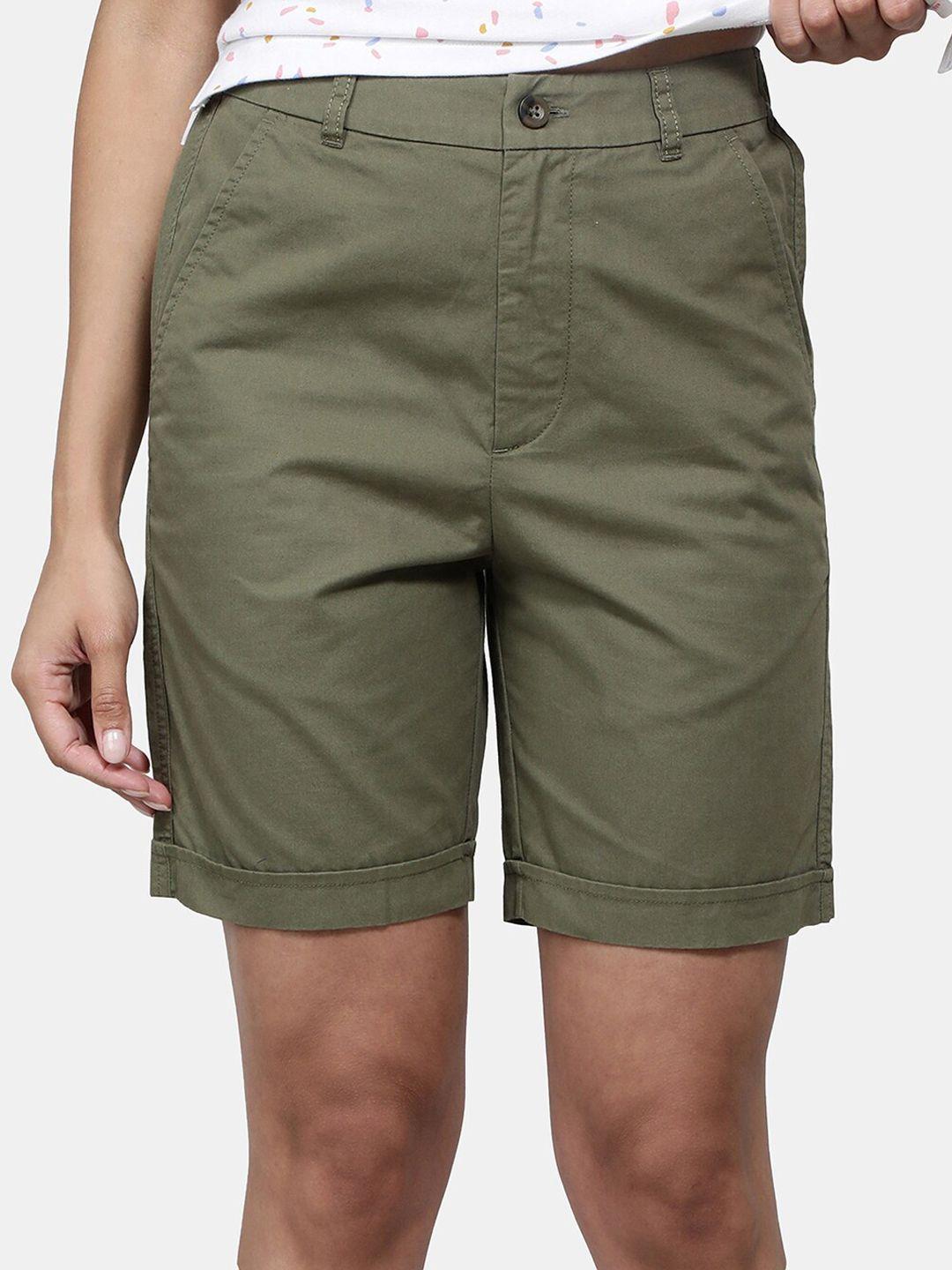 jockey women mid-rise antimicrobial cotton shorts