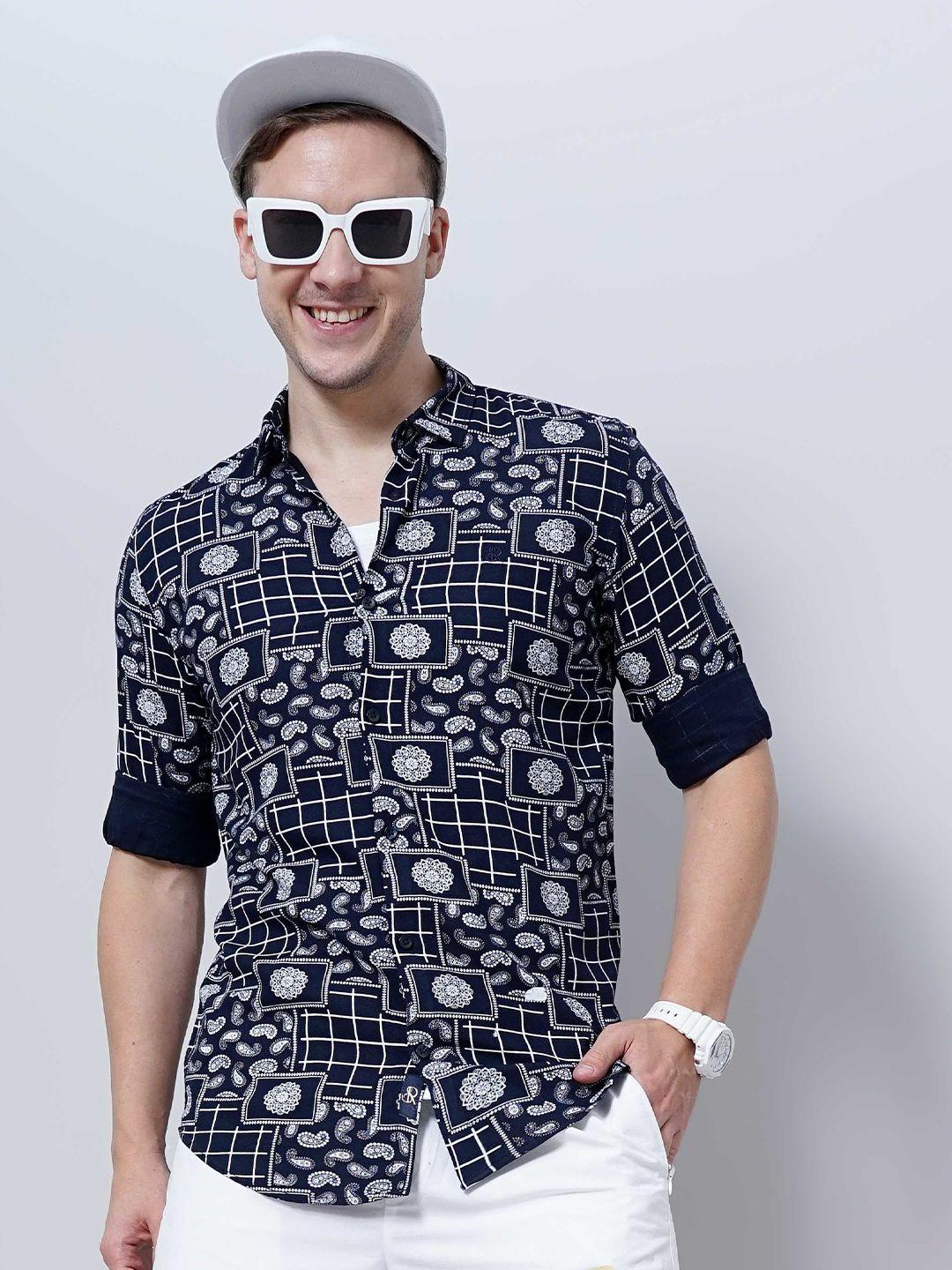 soratia floral opaque printed casual shirt