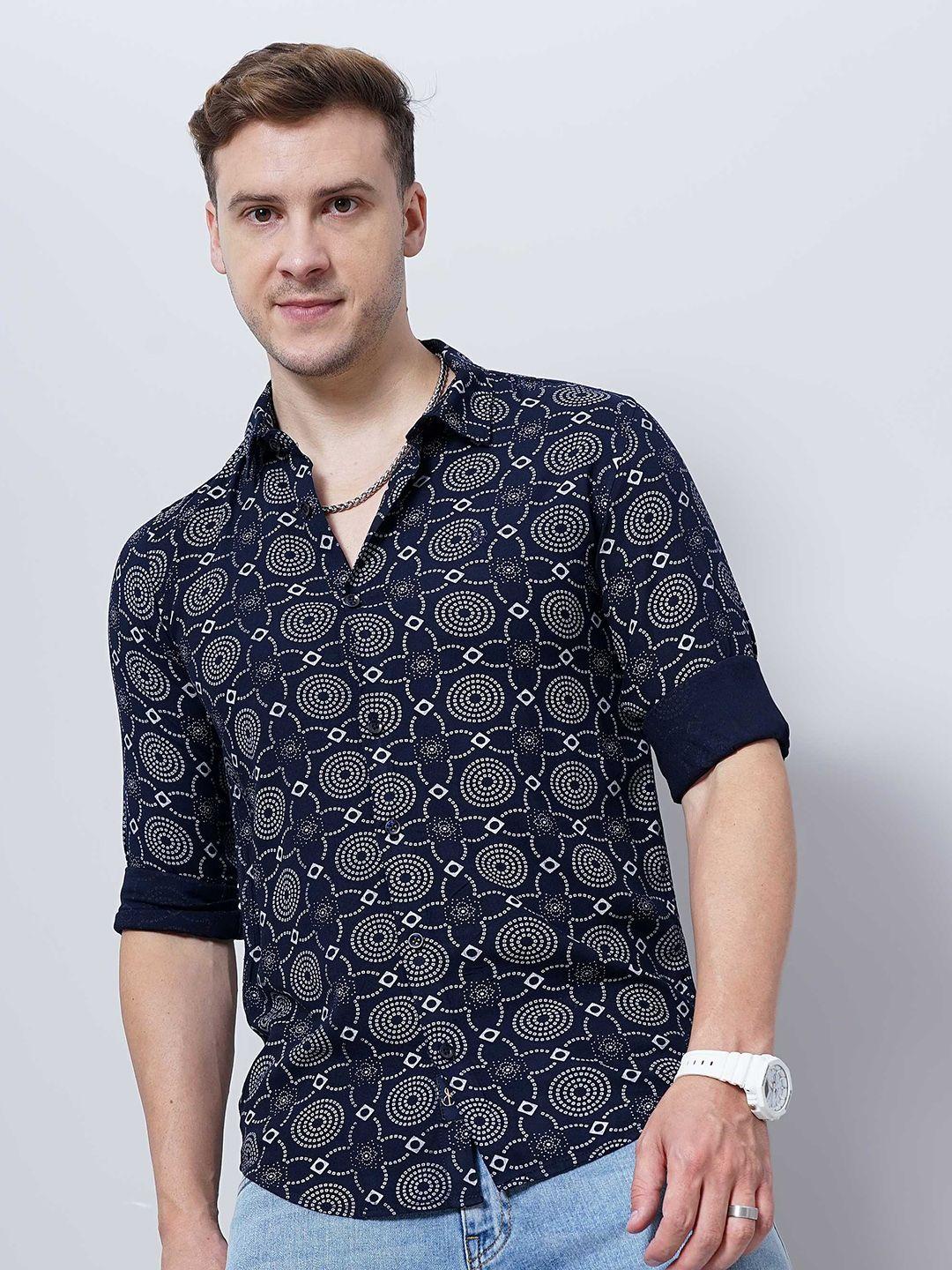 soratia opaque printed casual shirt