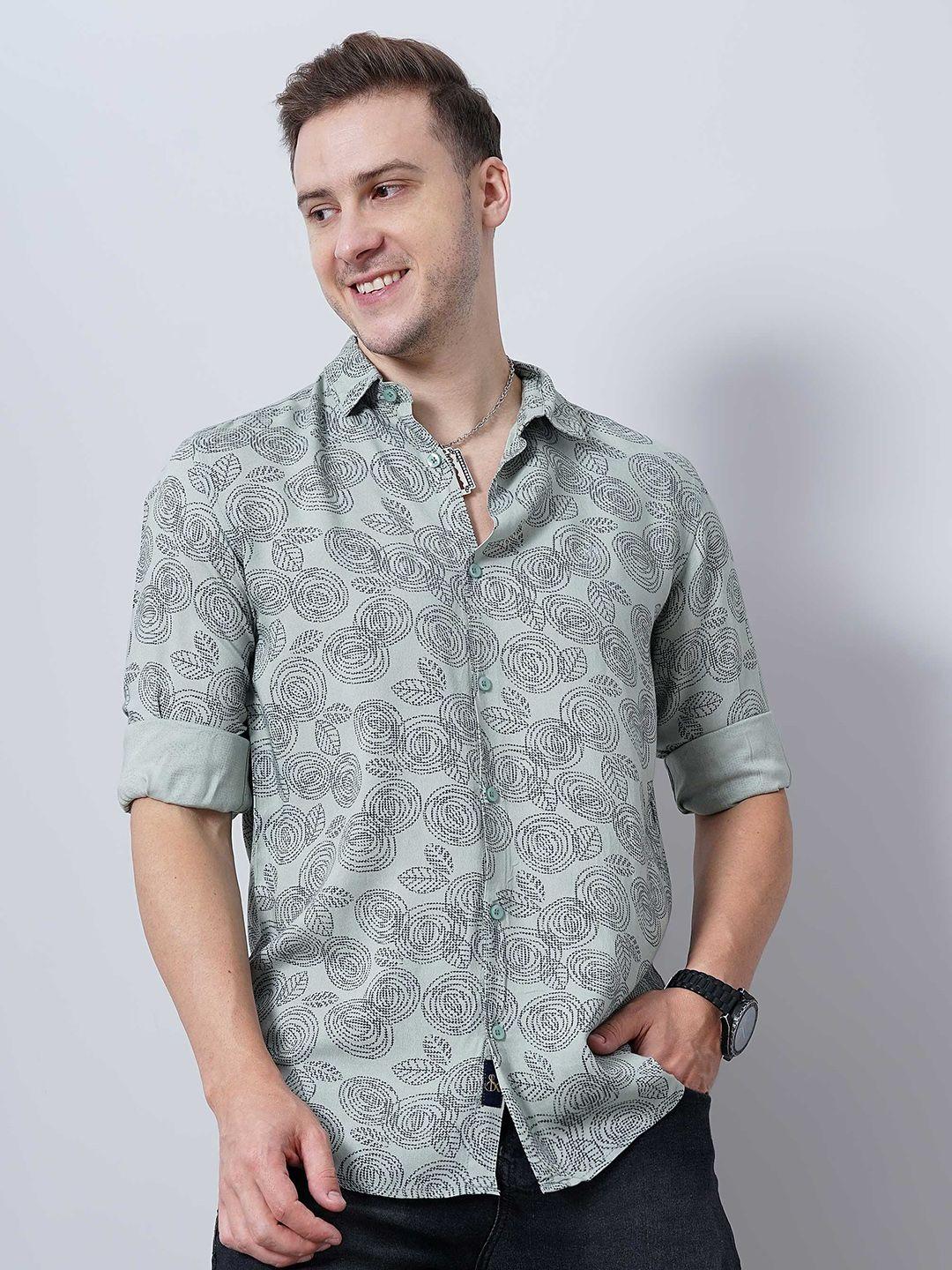 soratia opaque printed casual shirt