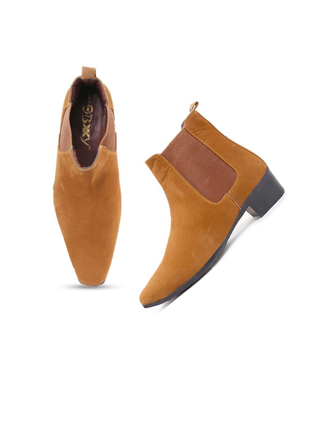 bxxy men mid top block-heel chelsea boots