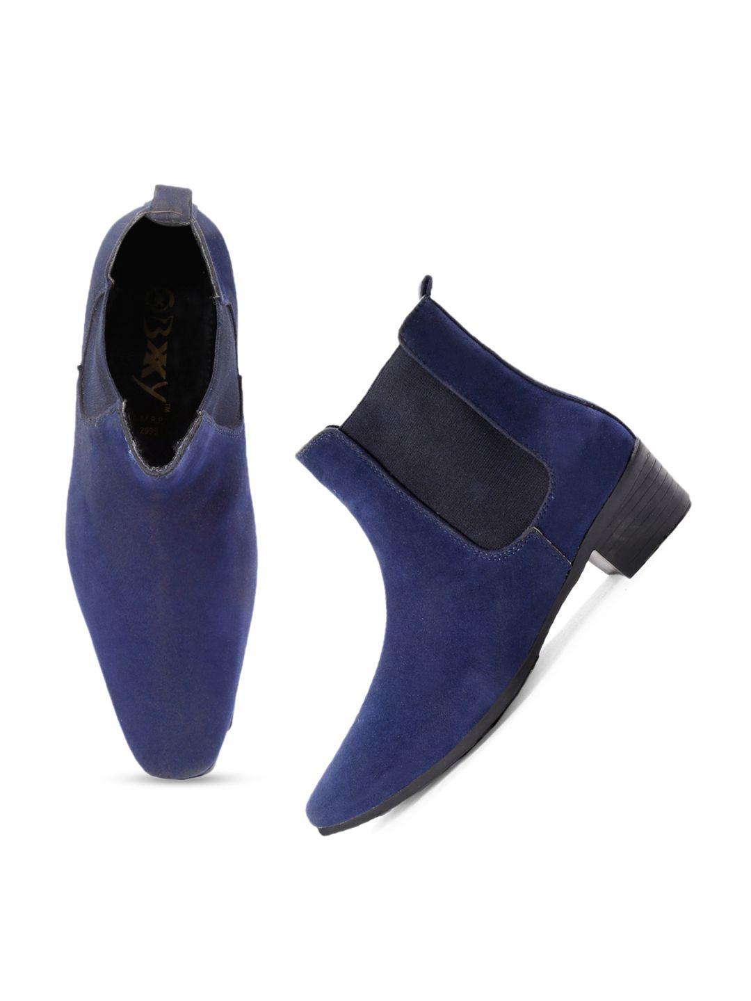 bxxy men mid top block-heel chelsea boots