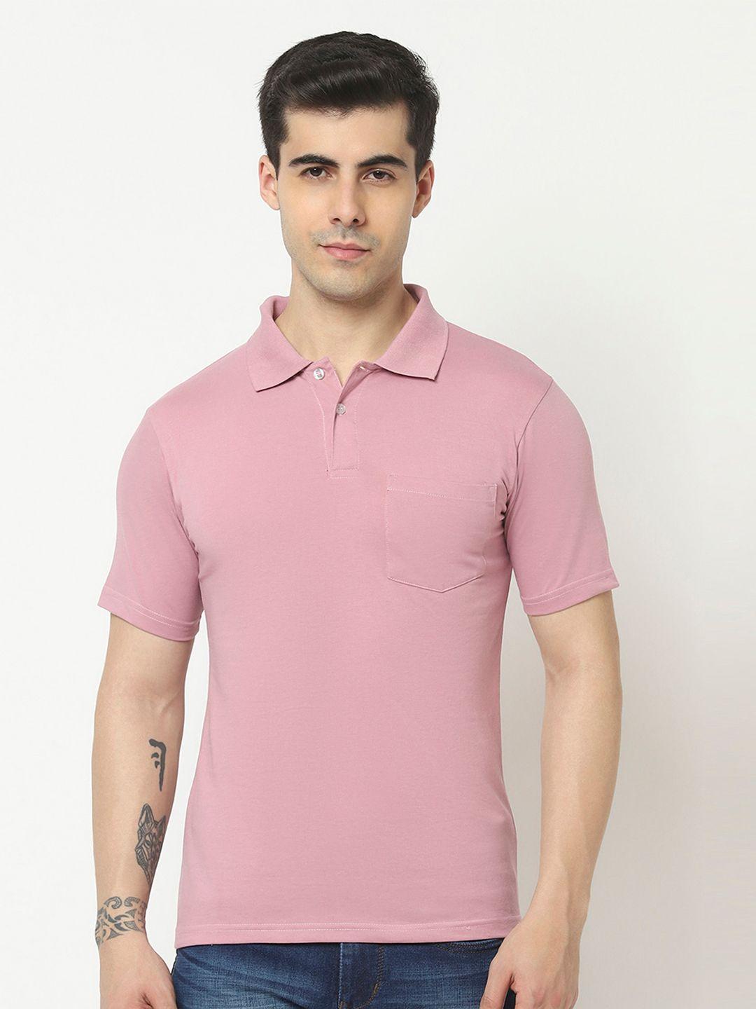 t.t. polo collar regular sleeves cotton t-shirt