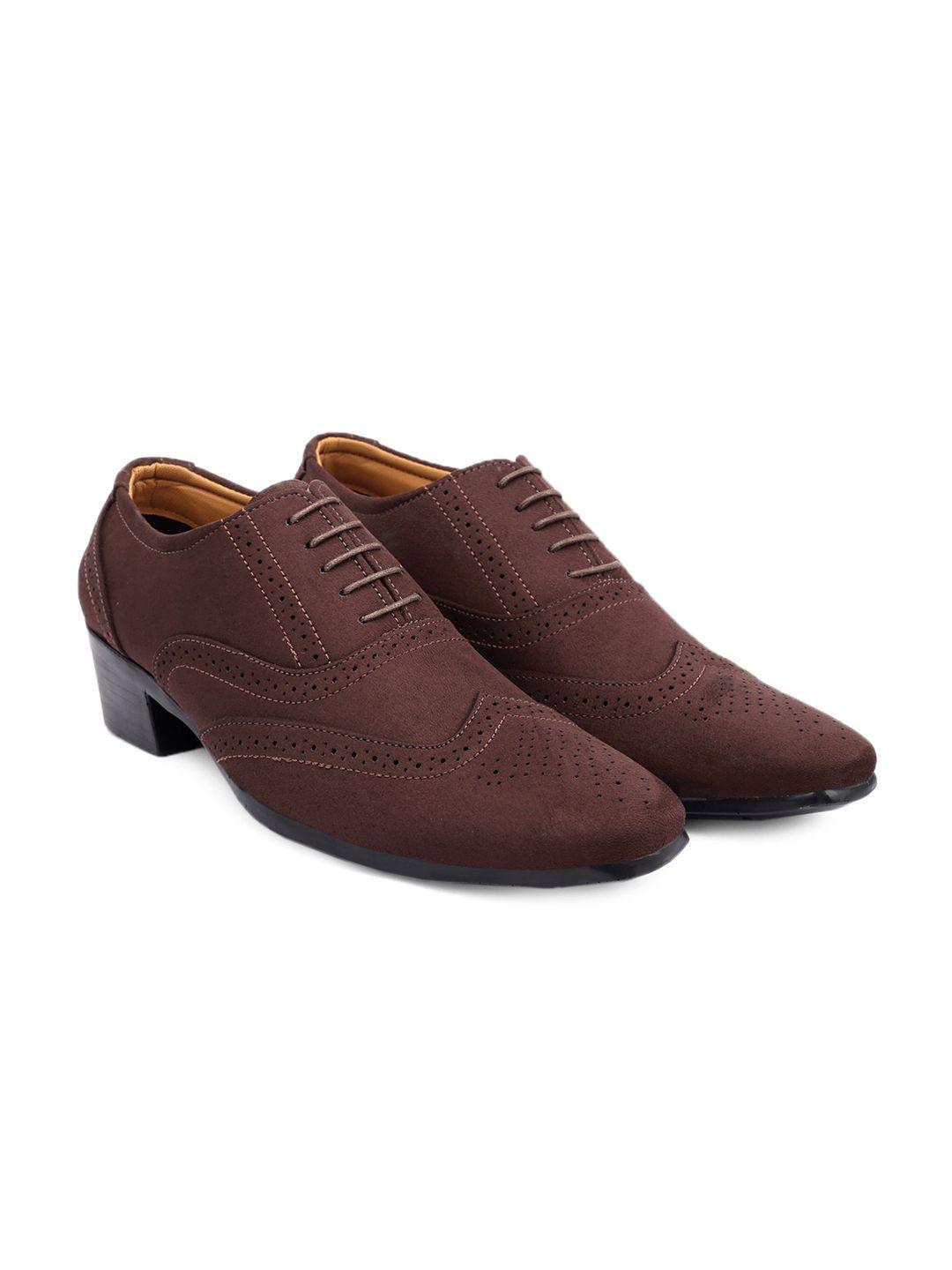 bxxy men perforated suede brogues