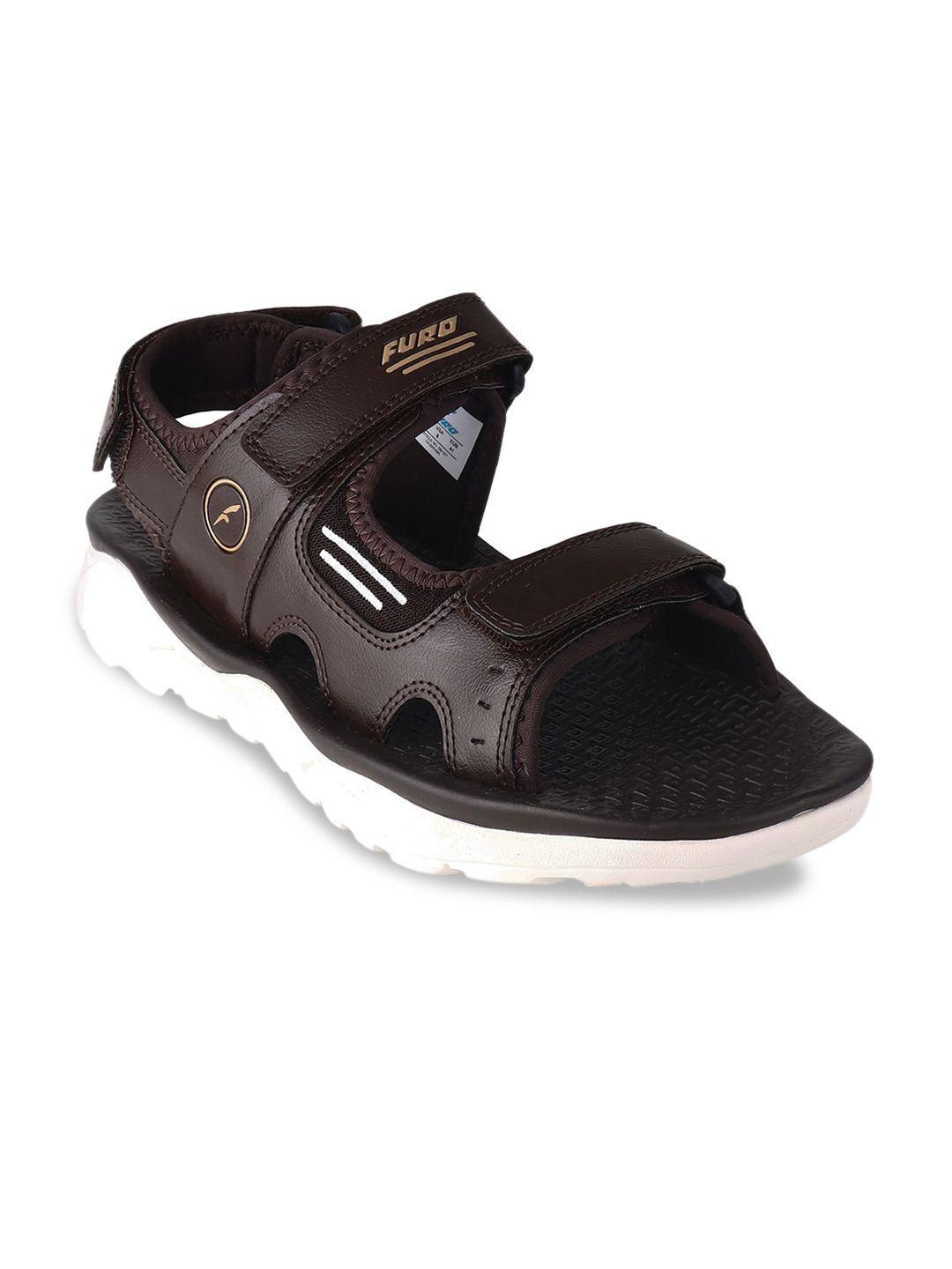 furo by red chief men textured lightweight velcro sports sandals