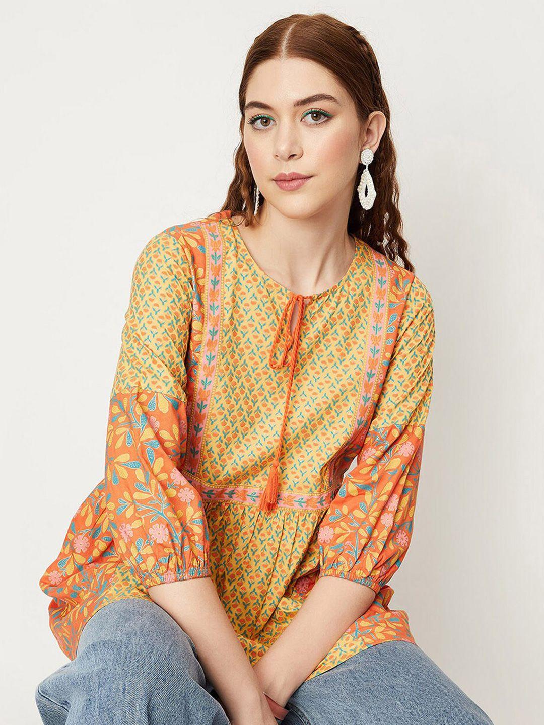 max viscose rayon printed ethnic tunic