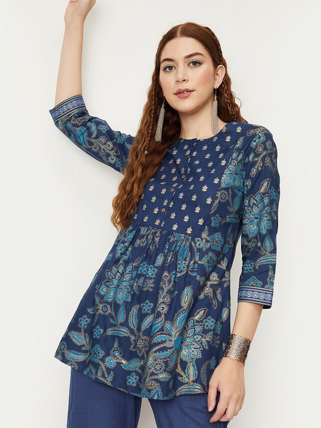 max viscose rayon printed ethnic tunic