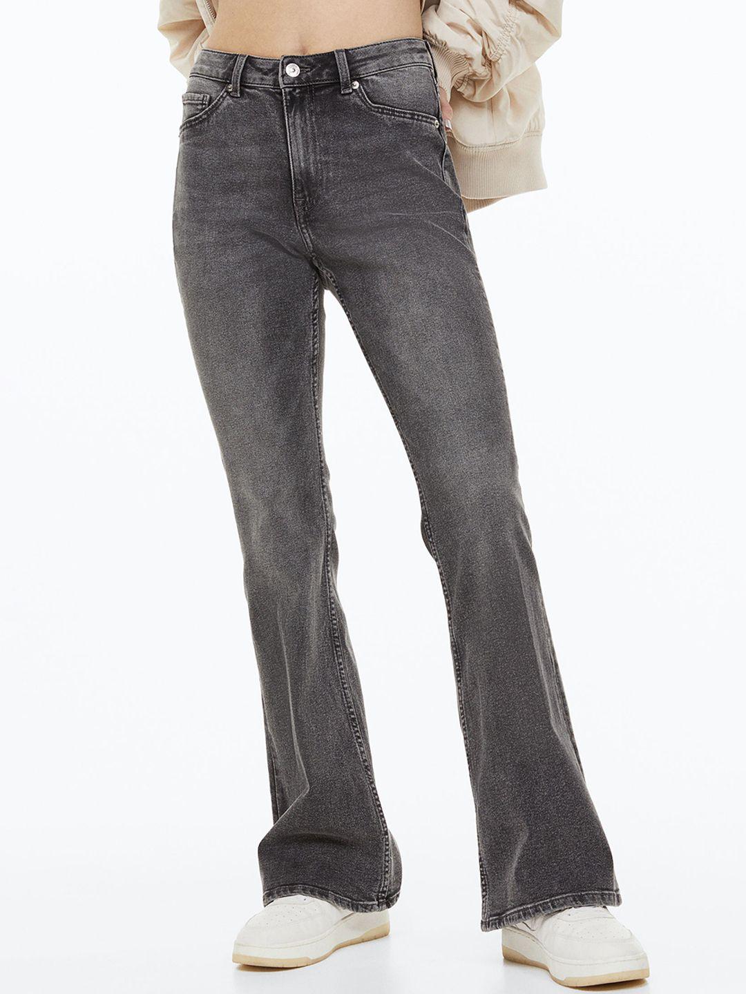 h&m women flared high jeans