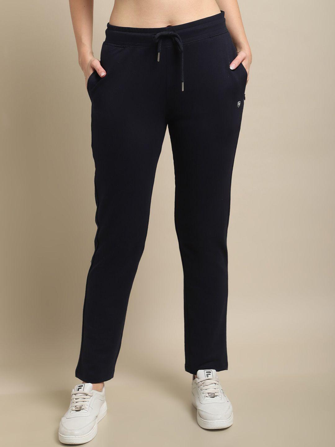 cantabil women mid-rise cotton track pants