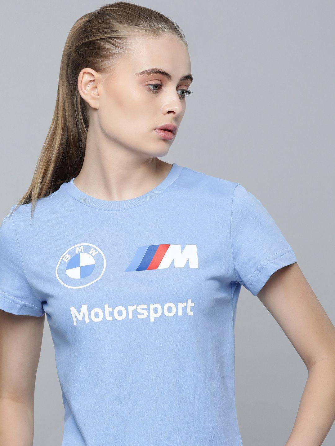 puma motorsport bmw m essential logo graphic printed t-shirt