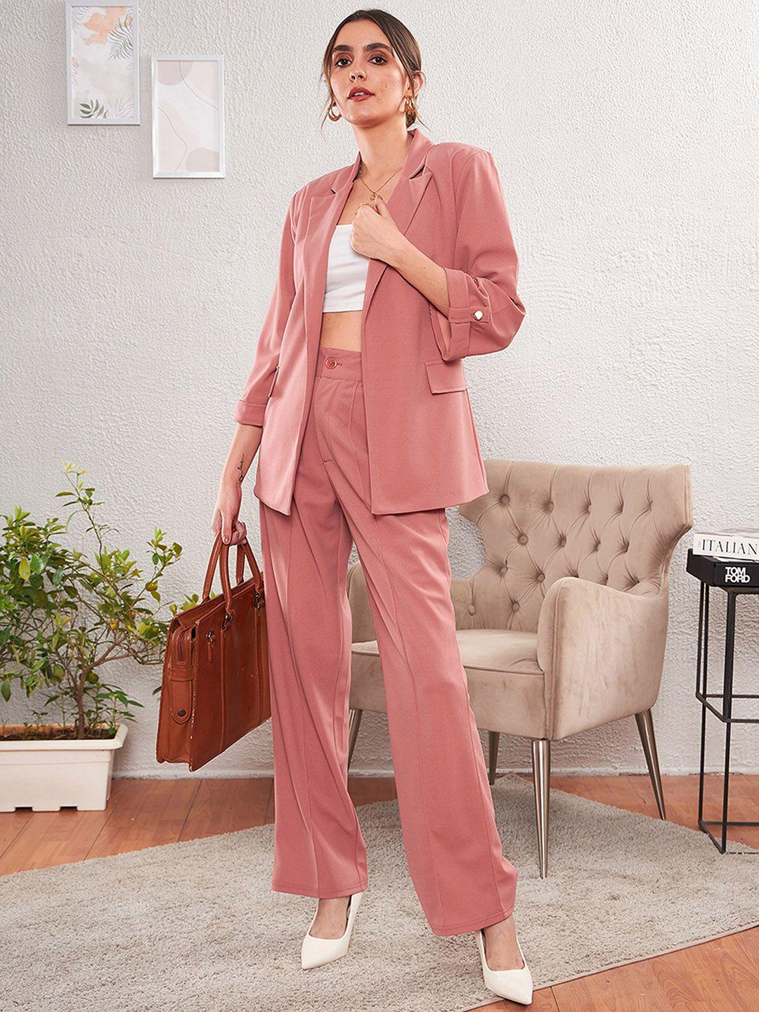 sassafras worklyf longline blazer with trousers co-ords