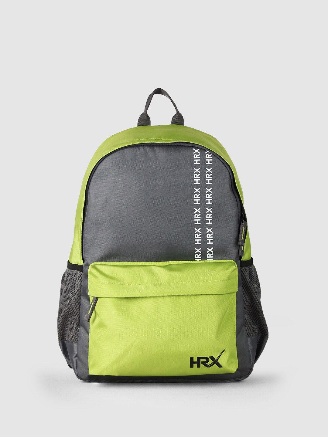 hrx by hrithik roshan colourblocked medium backpack