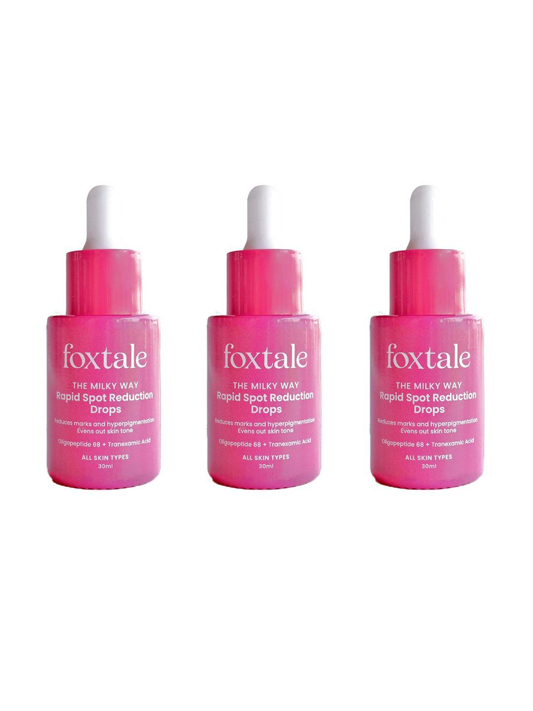 foxtale set of 3 the milky way rapid spot reduction drop serum with tranexamic - 30ml each