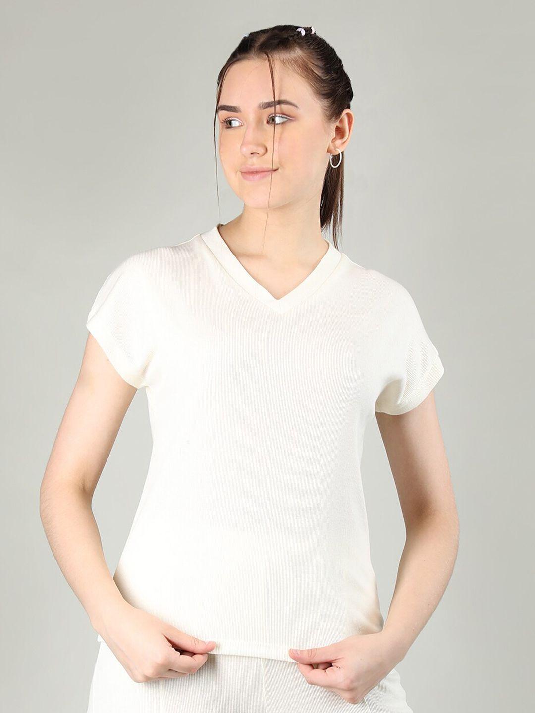 chkokko v-neck extended sleeves top