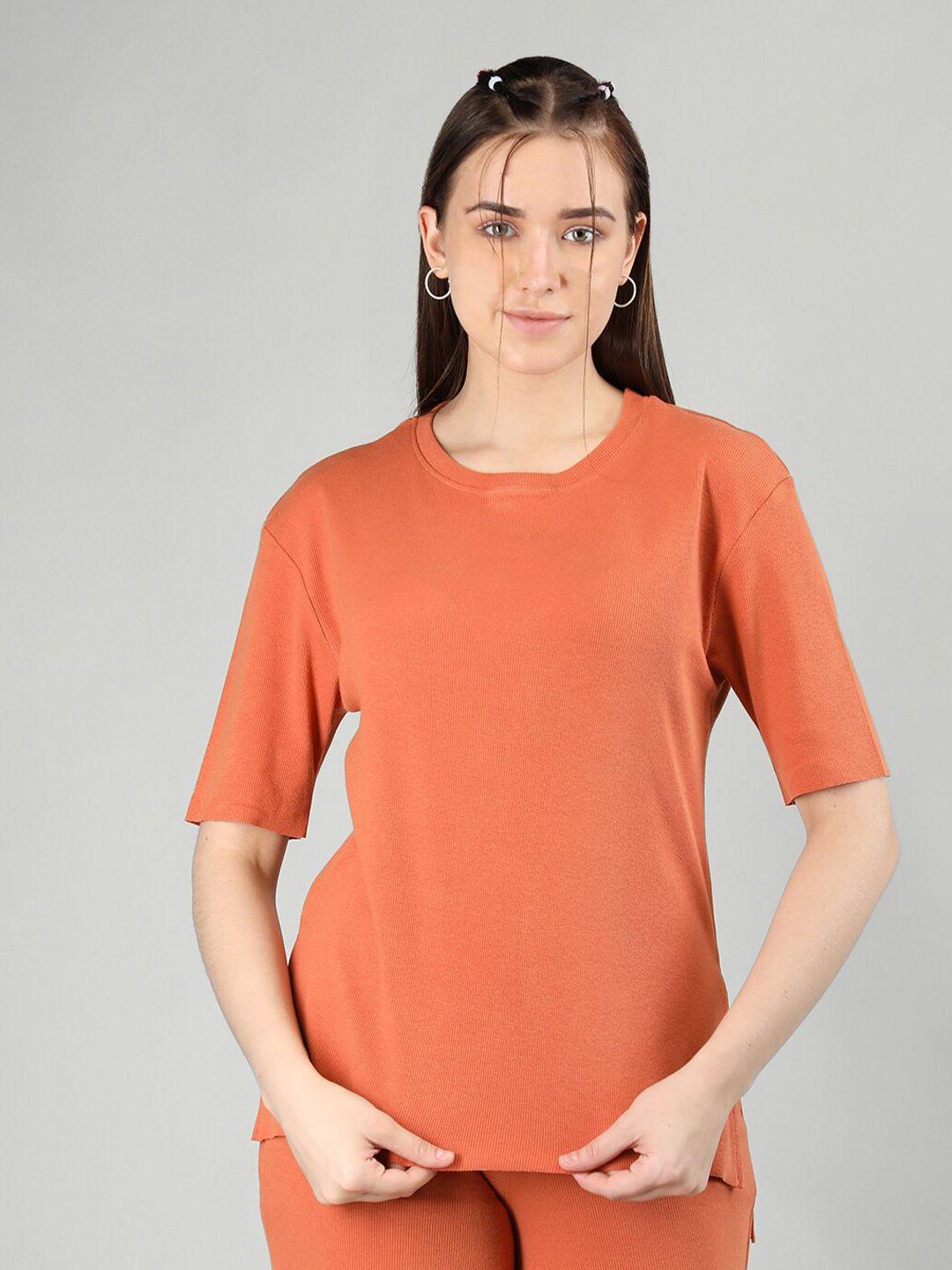 chkokko round neck short sleeves top