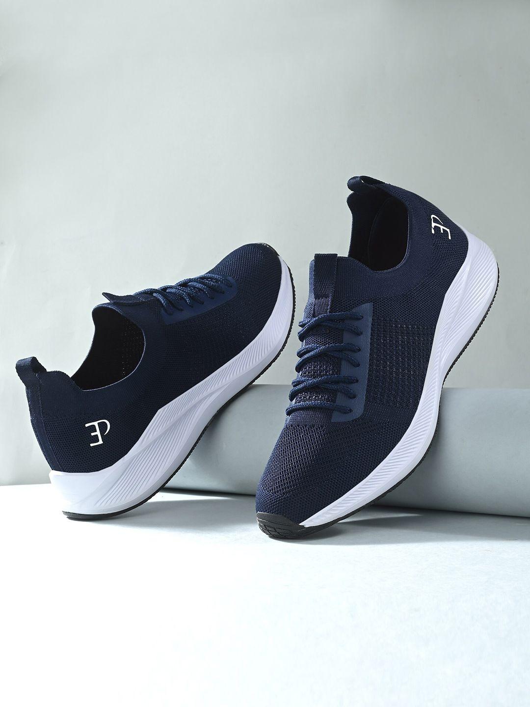 el paso men textile lace-up fresh foam running non-marking shoes