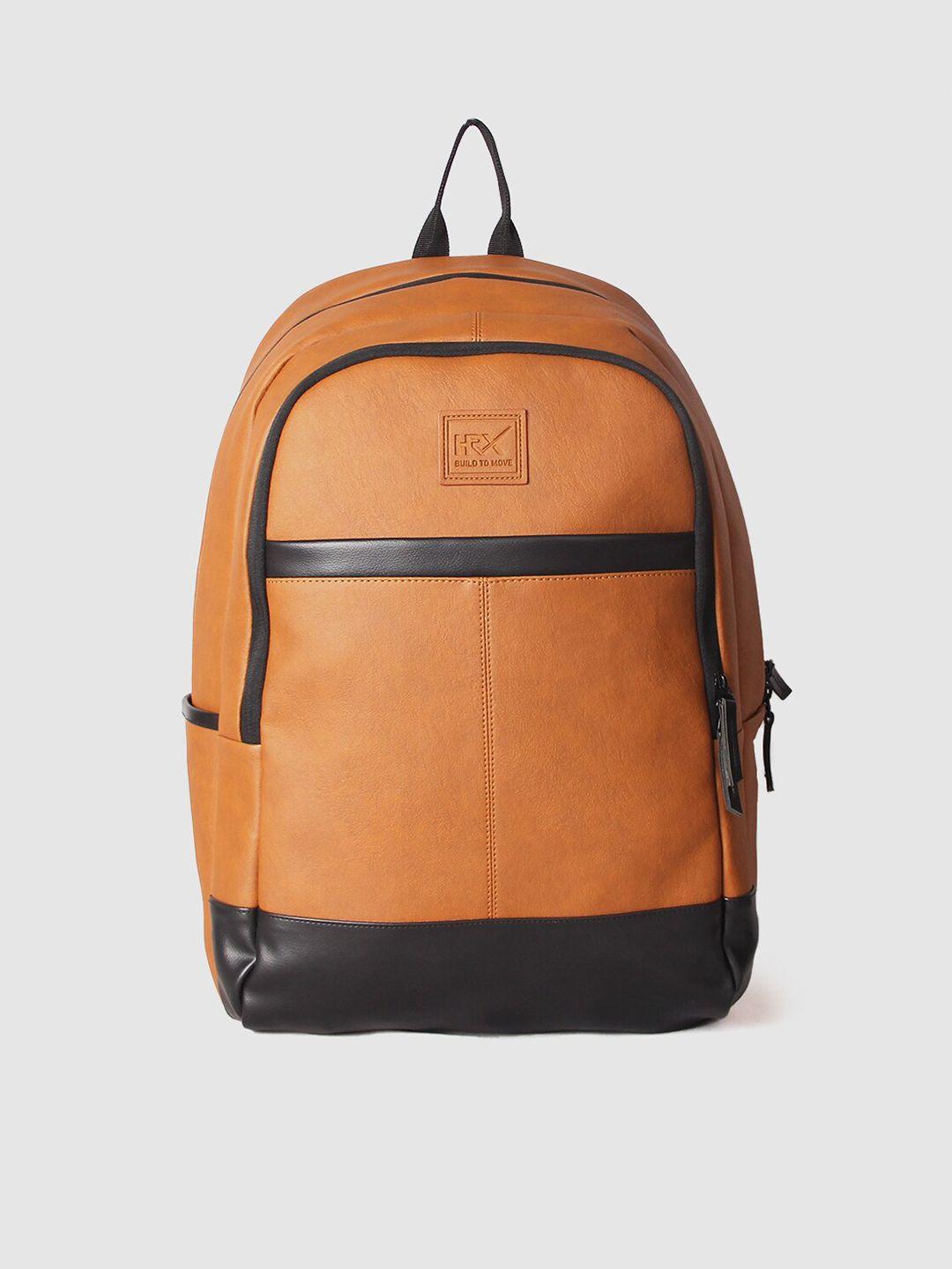 hrx by hrithik roshan padded pu backpack