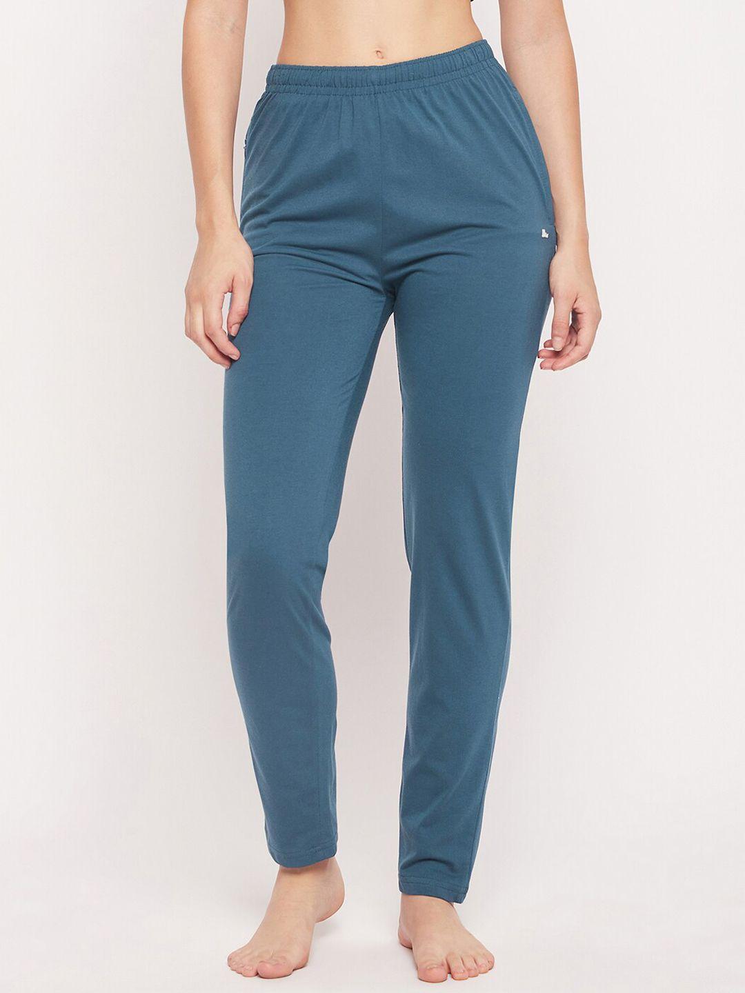 okane women mid rise cotton lounge pants