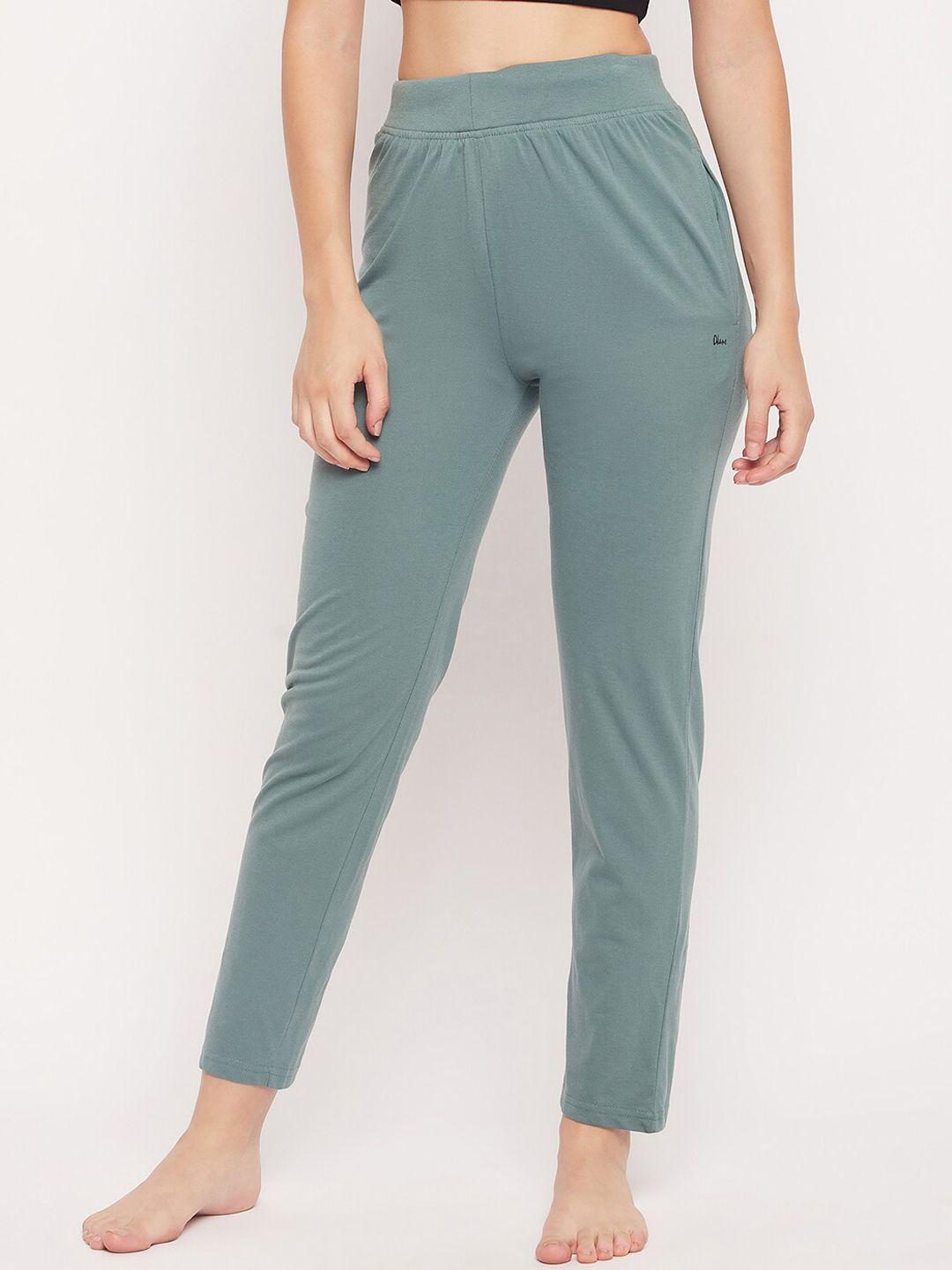 okane women mid rise cotton lounge pants