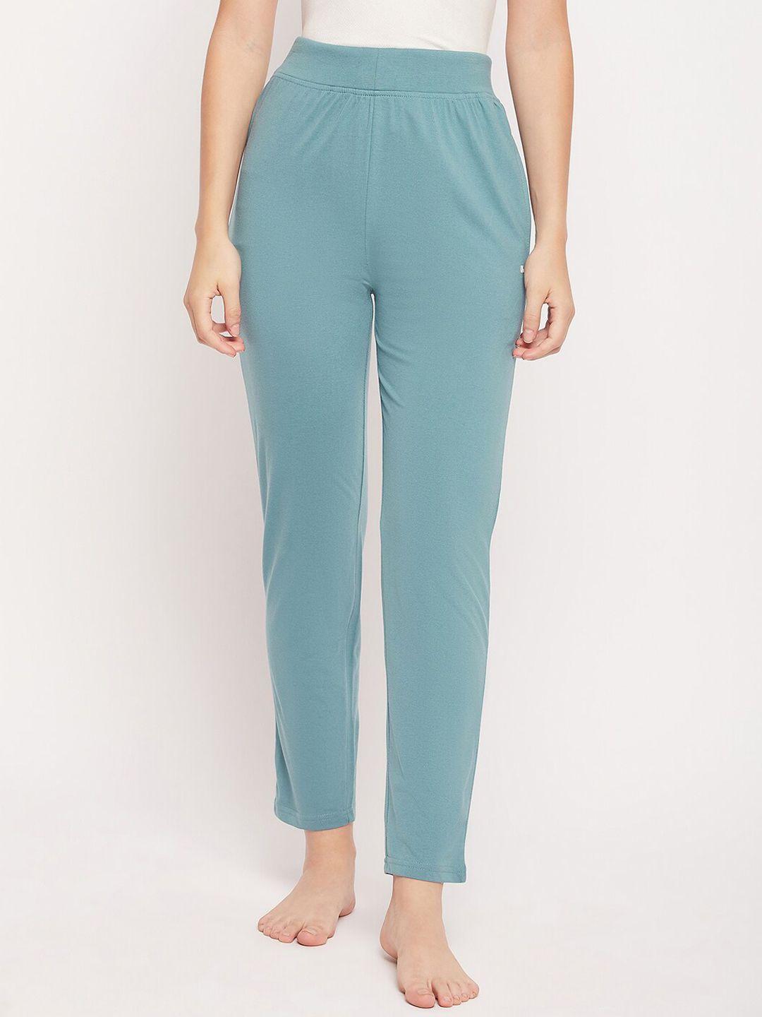 okane women high-rise cotton lounge pants