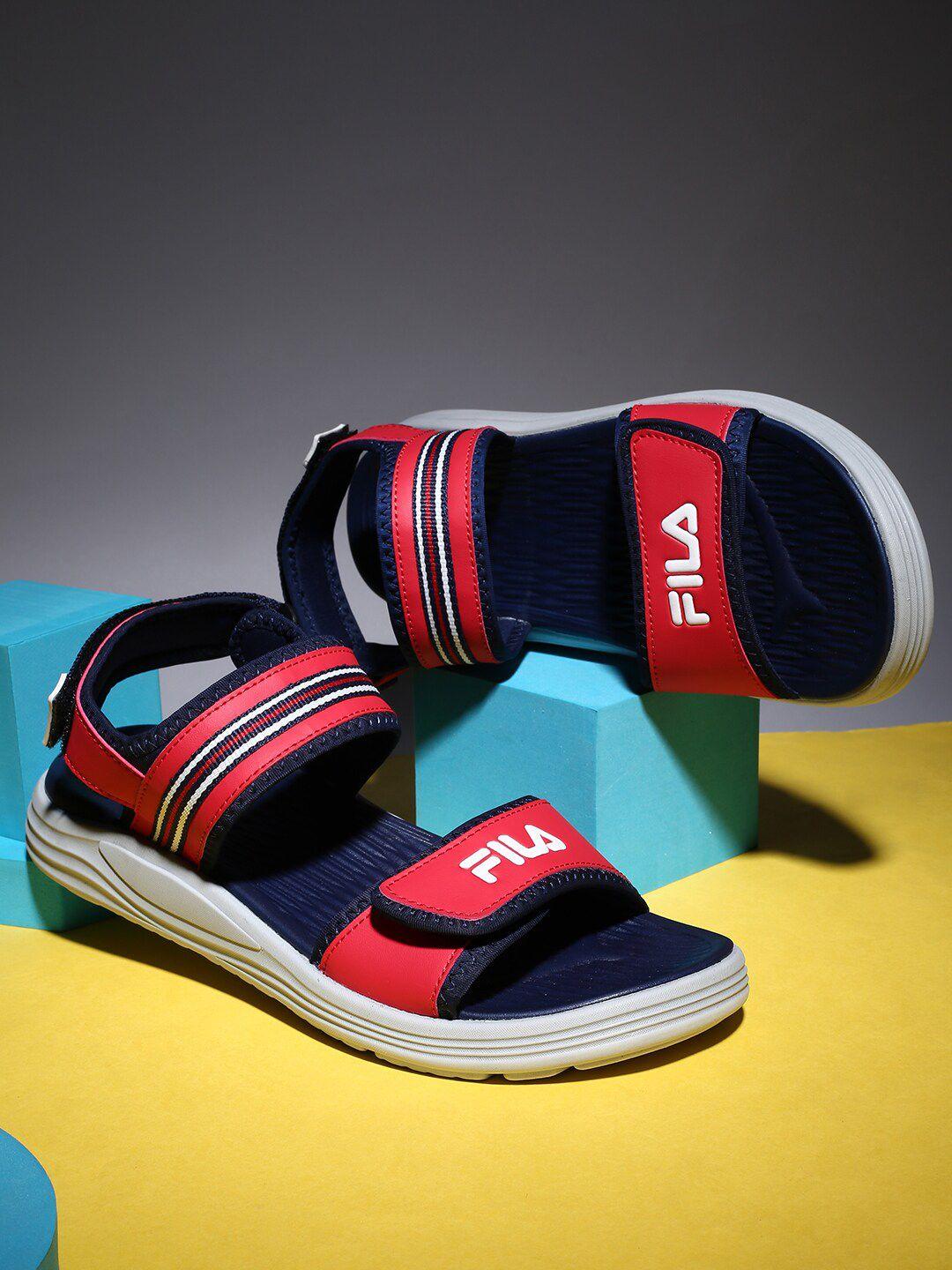 fila men striped comfort sandals