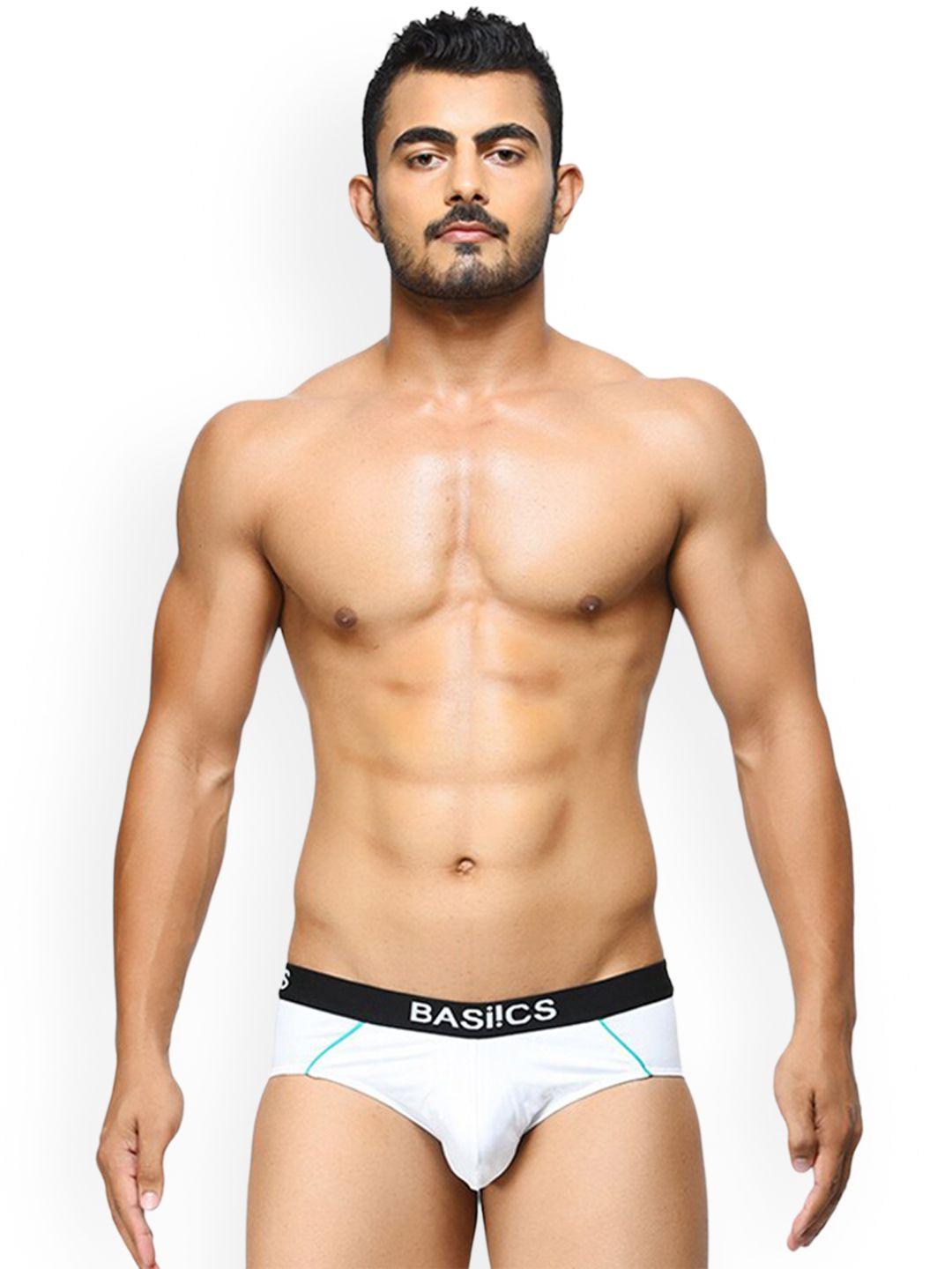 basiics by la intimo men cotton inner elastic basic briefs