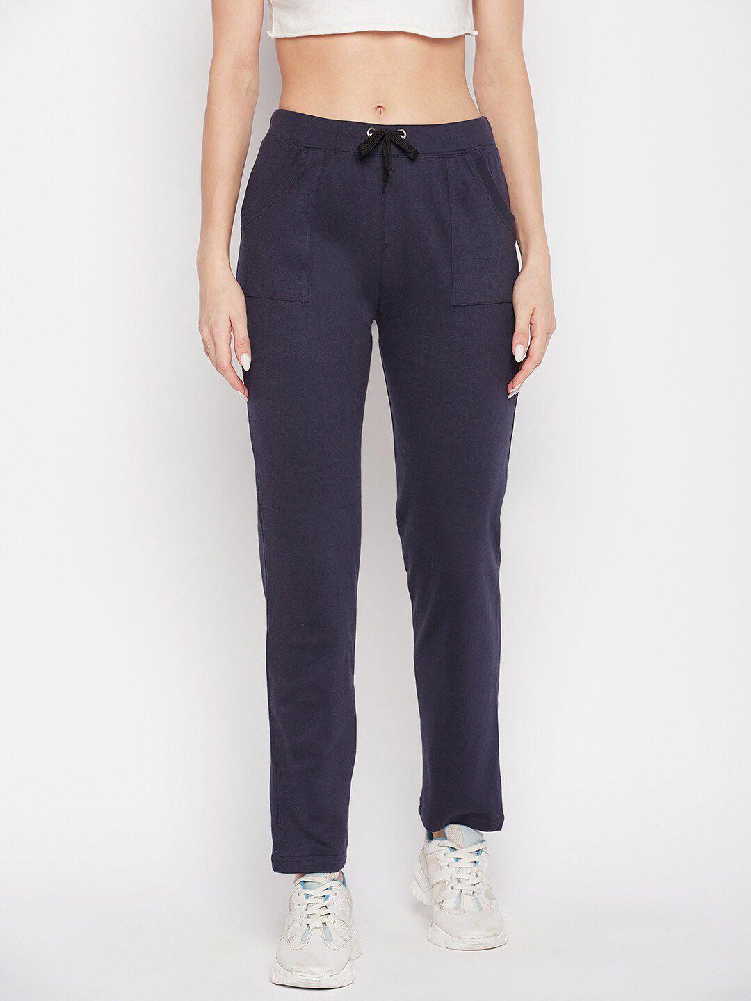 clora creation cotton sports track pants