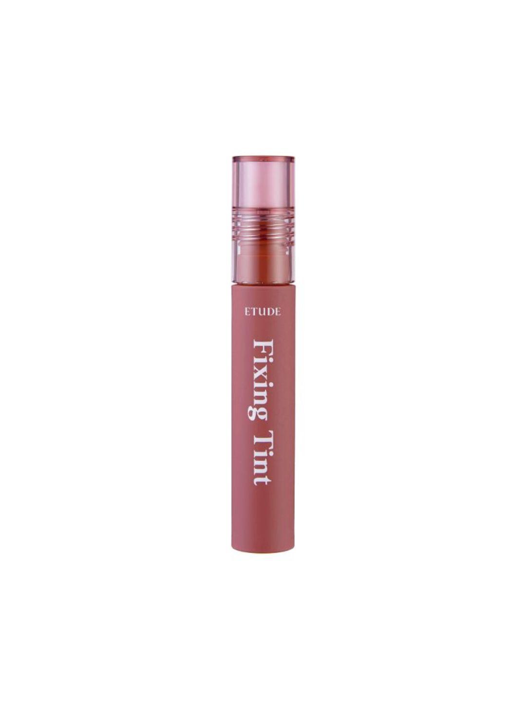 etude fixing tint smudge-proof matte lip stain 4g - salmon brick 12