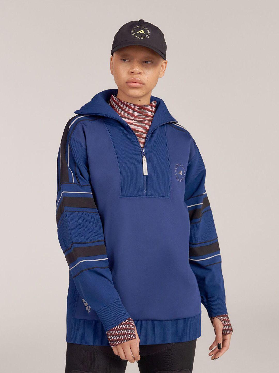 adidas by stella mccartney knit mix pullover