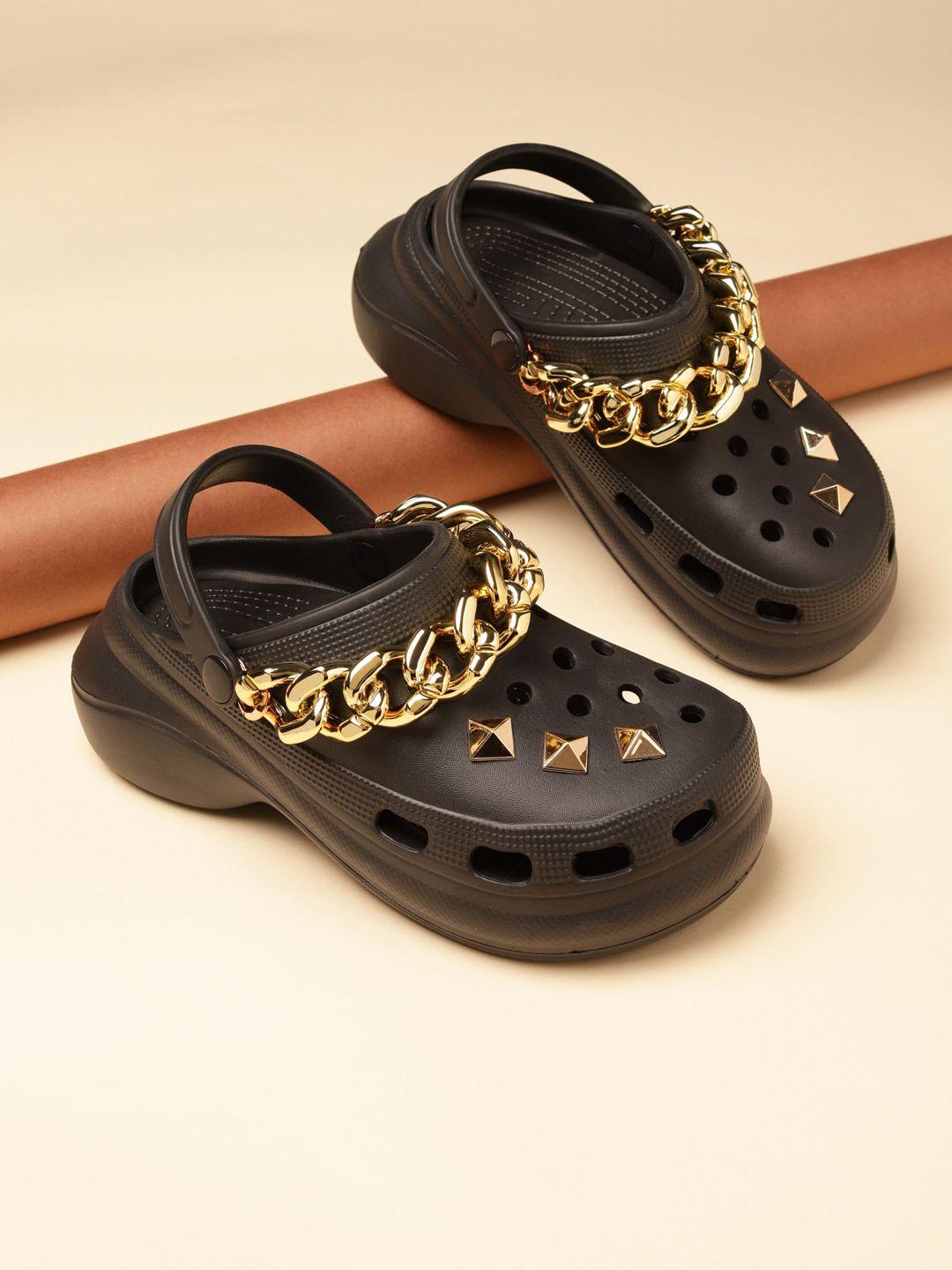 truffle collection women embellished basics clogs