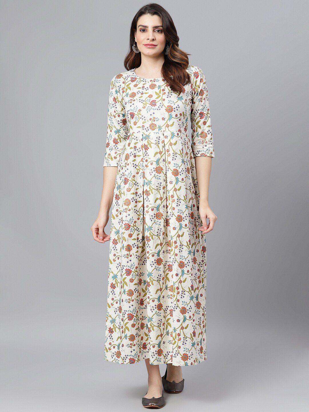 idalia floral printed maxi dress