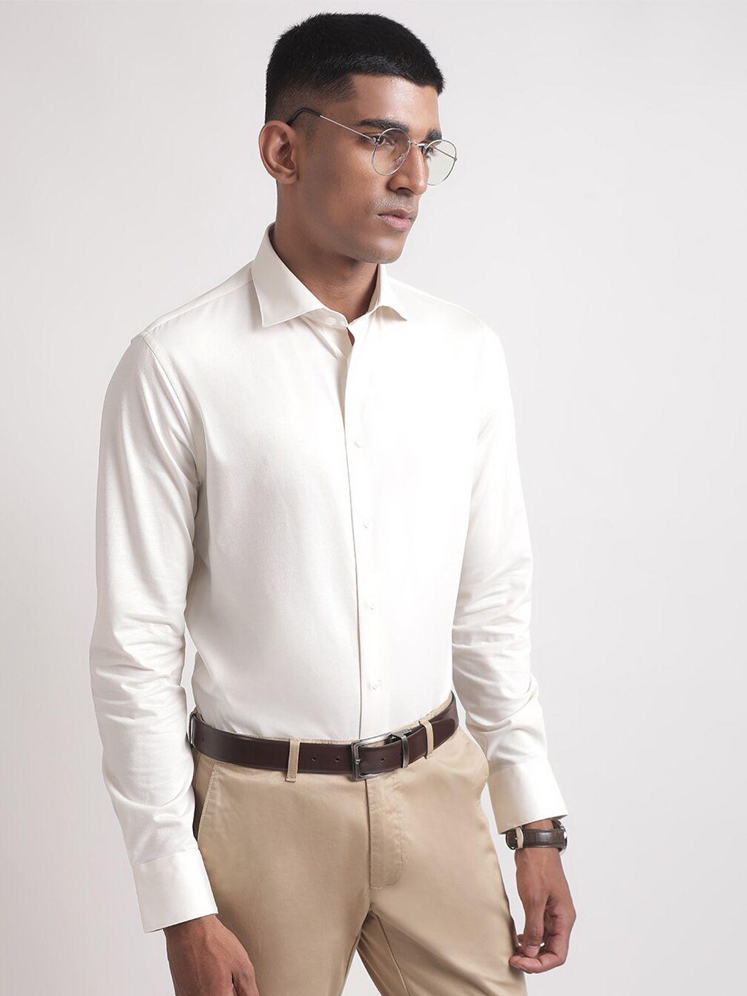 matinique spread collar cotton formal shirt