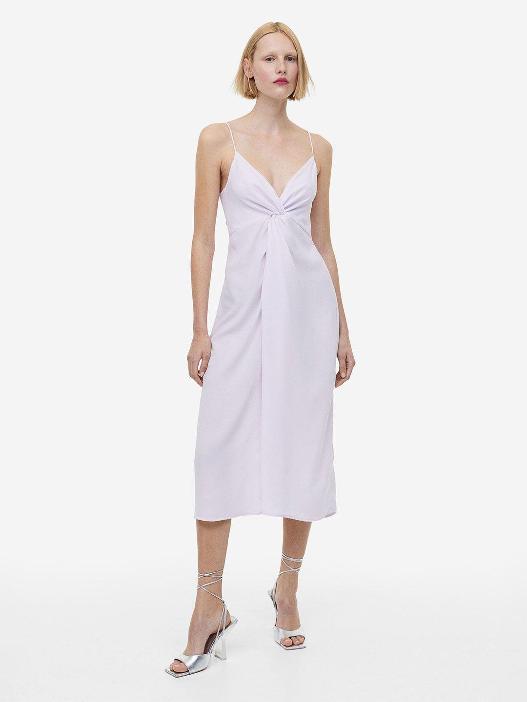 h&m v-neck dress